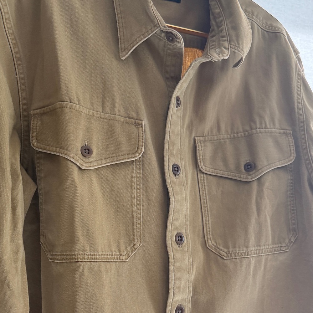 Ralph Lauren Double RL Tan Shirt - Picture 6 of 6